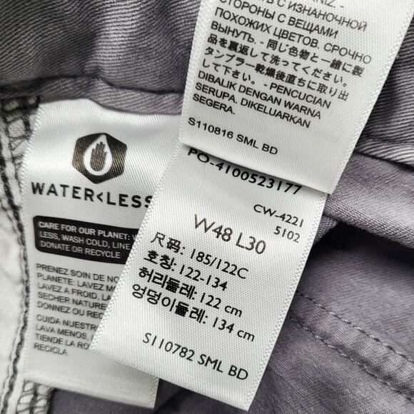 Dockers Smart 360 Flex Gray Cargo Pants Straight Zip Button Fly Men's Size 48 - Picture 12 of 12